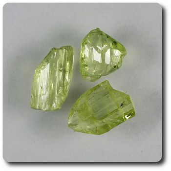 5.07 carats 3 pcs. CRISTAL DE  CHRYSOBERYL
