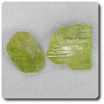 5.1 carats 2 pcs. CRISTAL DE CHRYSOBERYL