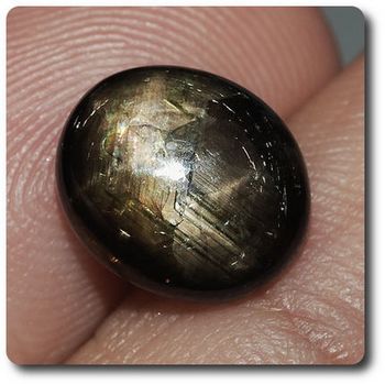 5.37 cts SAPHIR ETOILE NOIR