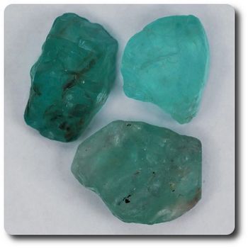 12.95 cts 3 pcs. APATITE CRYSTAL