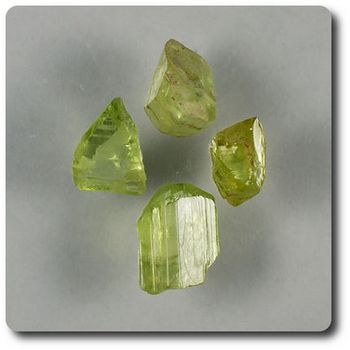 5.21 carats 4 pcs. CRISTAL DE CHRYSOBERYL