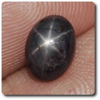 1.49 CT.  VIOLET RED STAR SAPPHIRE