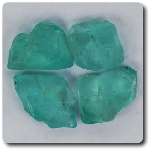 10.87 cts 4 pcs. APATITE CRYSTAL