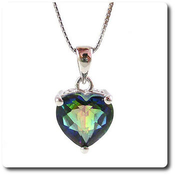 PENDENTIF TOPAZE ARC EN CIEL