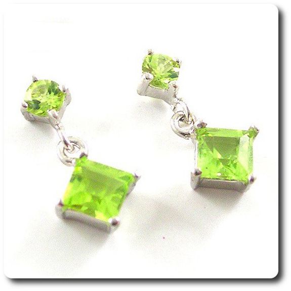 BOUCLES D'OREILLE PERIDOT