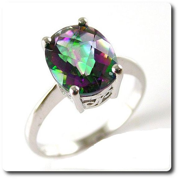 BAGUE TOPAZE MYSTIC