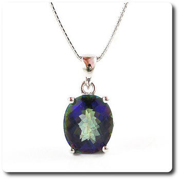 RAINBOW TOPAZ PENDANT