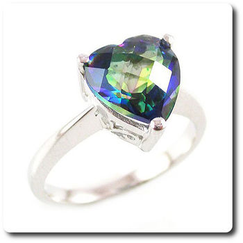 BAGUE TOPAZE ARC EN CIEL