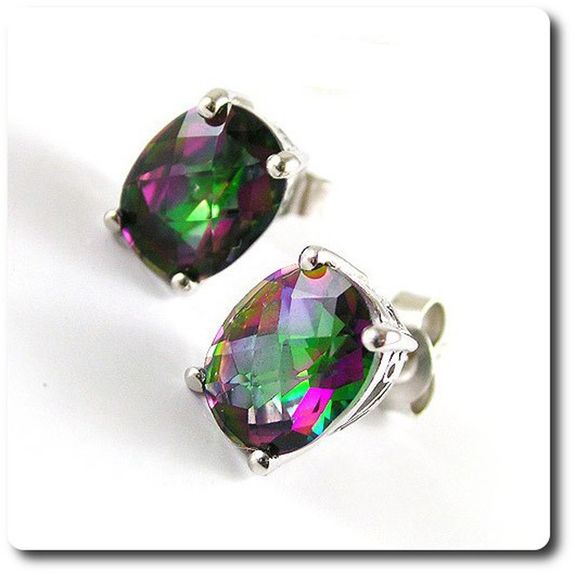 BOUCLES D'OREILLE TOPAZE MYSTIC