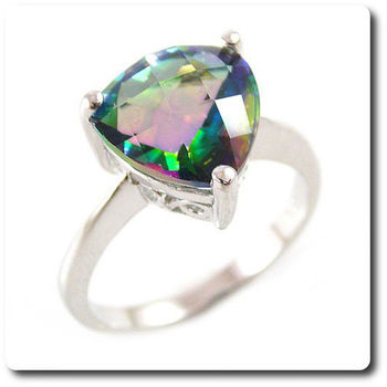 BAGUE TOPAZE ARC EN CIEL