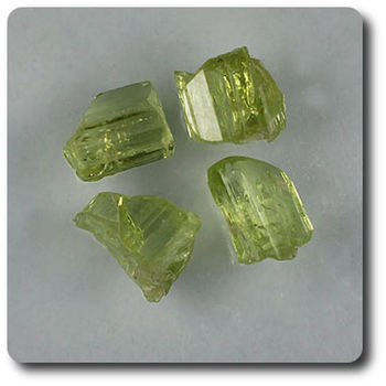 5.19 cts 4 pcs. CHRYSOBERYL CRYSTAL