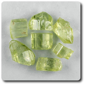 5.08 carats 7 pcs. CRISTAL DE CHRYSOBERYL