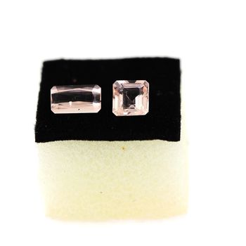 1.64 CT. 2 pcs. PINK MORGANITE
