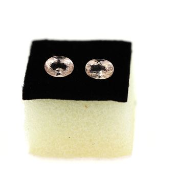 1.05 CT. 2 pcs. PINK MORGANITE