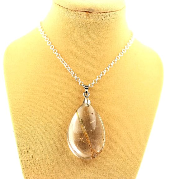 75.00 cts PENDENTIF CRISTAL DE QUARTZ