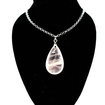 40.00 cts PENDENTIF QUARTZ ROSE