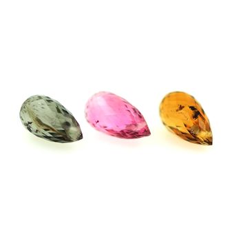 3.02 CT. 3 pcs. MULTICOLOR TOURMALINE
