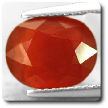 3.51 CT. NATURAL ORANGE CARNELIAN. VVS1