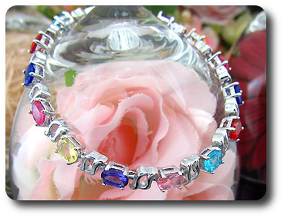 BRACELET TOPAZE MULTICOLORE