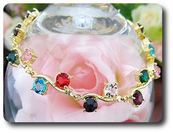 BRACELET TOPAZE MULTICOLORE