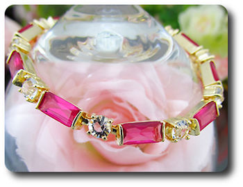 BRACELET SAPHIR ROSE