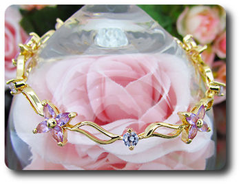 20x5-4 mm Amethyst Bracelet