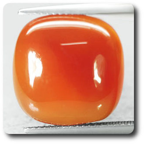 10.53 CT. NATURAL ORANGE CARNELIAN. VVS1
