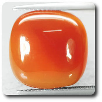 10.53 CT. NATURAL ORANGE CARNELIAN. VVS1