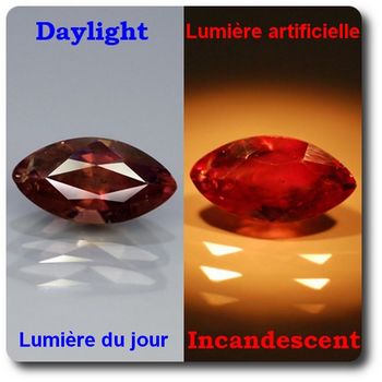 1.50 cts SAPHIR COULEUR CHANGEANTE . VS2