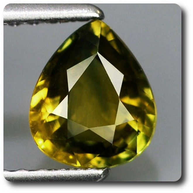Saphir Jaune naturel de Thaïlande Coupe Octogone 0.53 Saphir Jaune naturel de Thaïlande Coupe Octogone 0.53