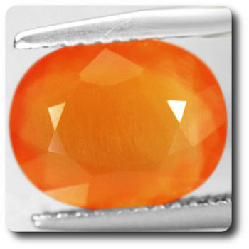 2.69 CT. NATURAL ORANGE CARNELIAN. VVS1