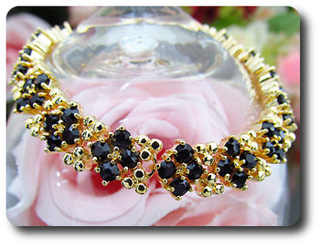 BRACELET SAPHIR NOIR