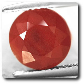 2.82 cts CORNALINE ORANGE. VVS2