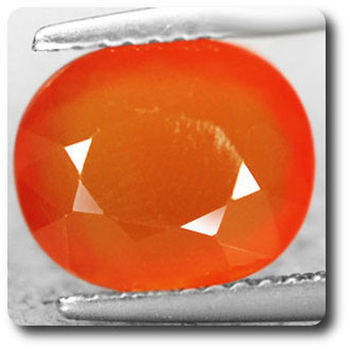 2.65 cts CORNALINE ORANGE. VVS1