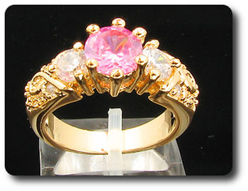 6 mm Pink Sapphire Ring