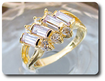 4x5 mm Purple Amethyst Ring