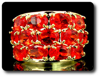 13x6 mm Red Ruby Ring