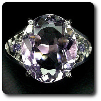 BAGUE AMETHYSTE & IOLITE