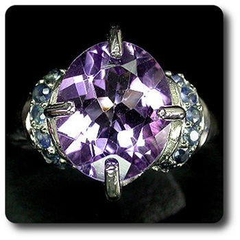 AMETHYST & SAPPHIRE RING