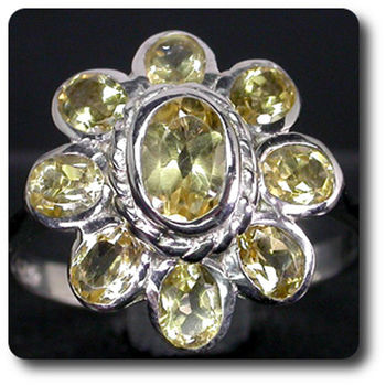 BAGUE CITRINE
