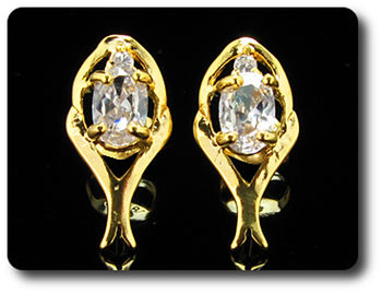 BOUCLES D'OREILLE DIAMANT CZ