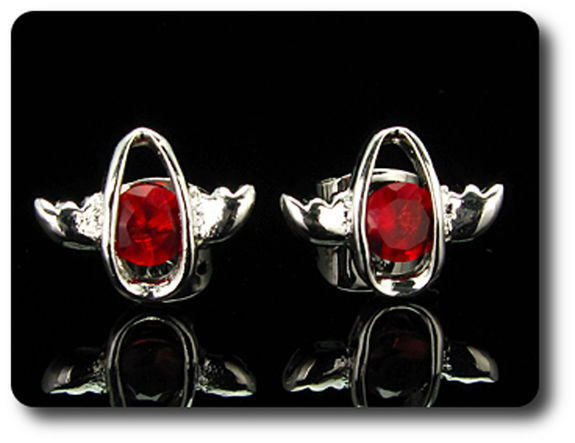 BOUCLES D'OREILLE RUBIS