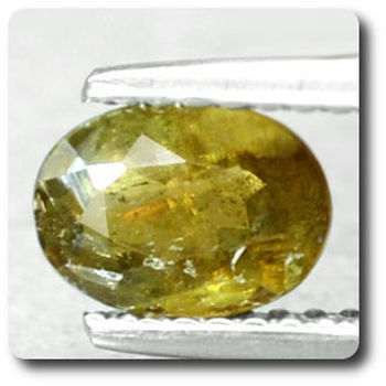 0.91 CT.  MULTICOLOR SPHENE . SI1