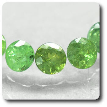1.62 cts 5 pcs. GRENAT DEMANTOIDE . SI1