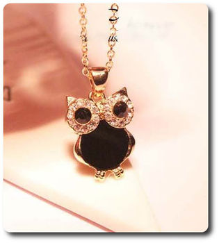 Shell Owl Clavicle Necklace