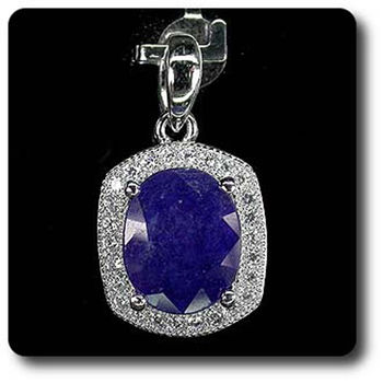 PENDENTIF SAPHIR BLEU