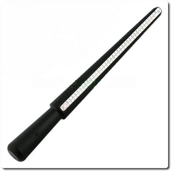 Black Ring Sizer Mandrel Jewelers Measuring Stick