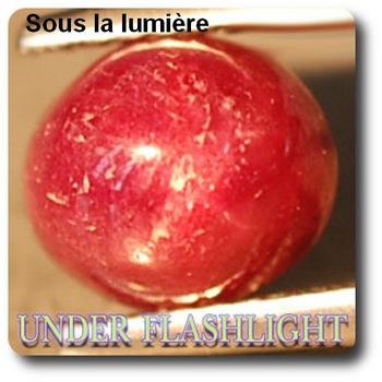 2.49 cts  RUBIS ETOILE ROUGE
