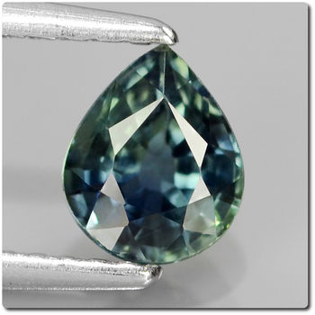 0.85 cts SAPHIR BLEU VERT . SI1