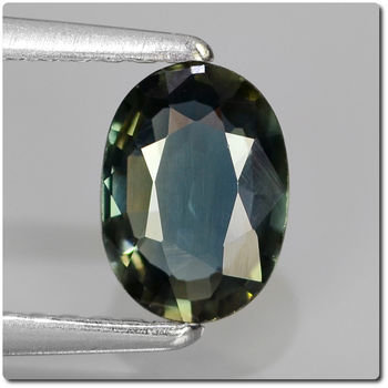 0.83 cts SAPHIR BLEU VERT . VS2